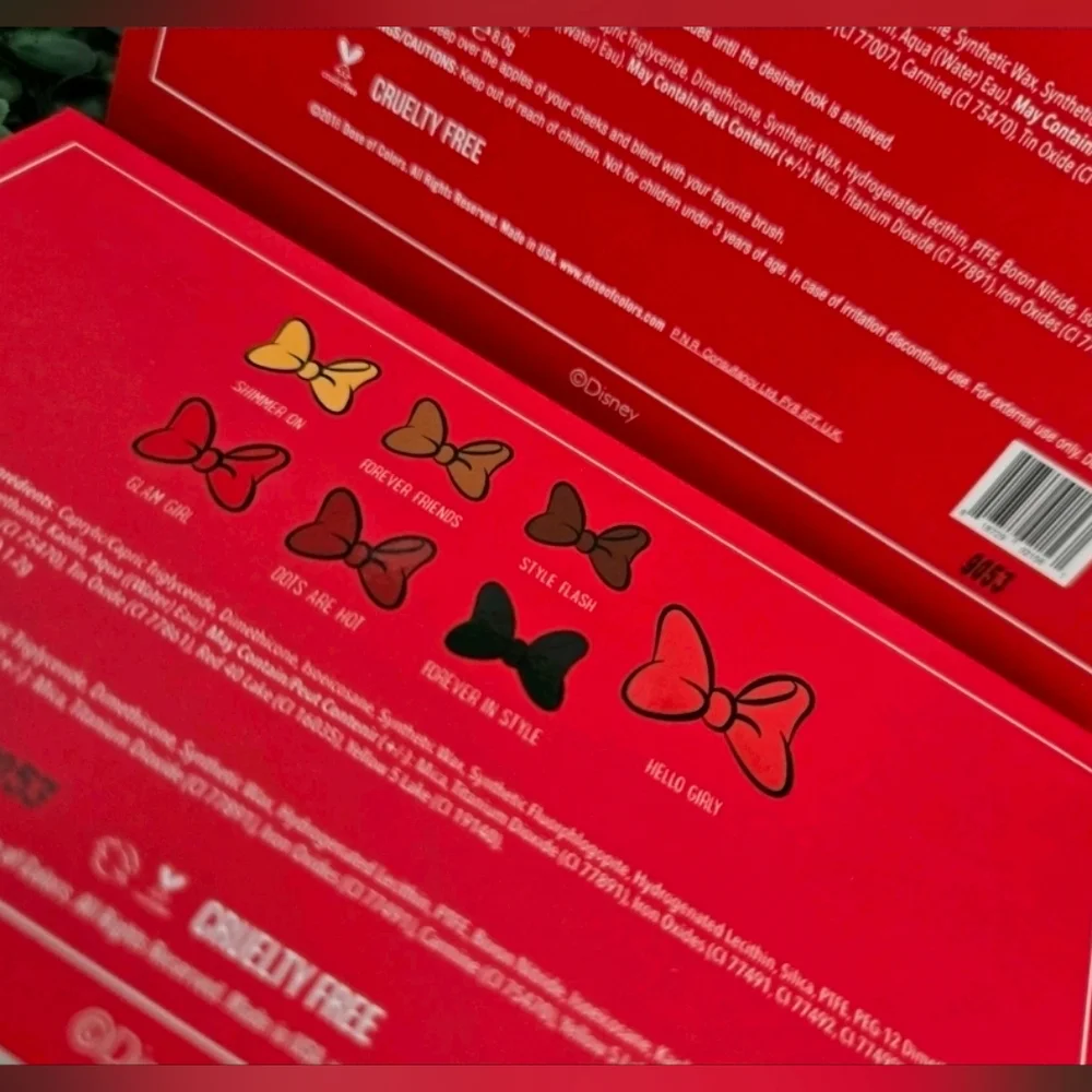 Dose Of Colors X Disney Minnie Mouse Eyeshadow Palette & Blush Limited Edition